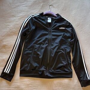 Adidas Black Full-Zip Track Jacket
